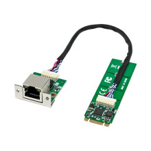 (M2 B+M key) M.2 A+E Single Power Port 2.5G/1000/100Mbps Industrial Server Network Card I226