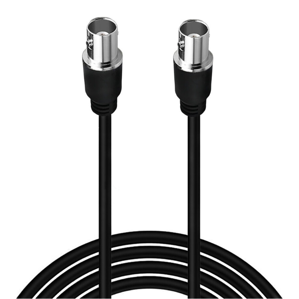 (Mother Mother 0.5M) Monitoring Video Cable Bnc Male To Female Extension Line 3C-2V Coaxial Video Cable Black 320997582069