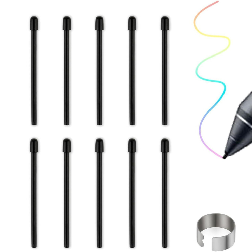 10PCS Replacement Nibs for Wacom Intuos Pro Drawing Tablet