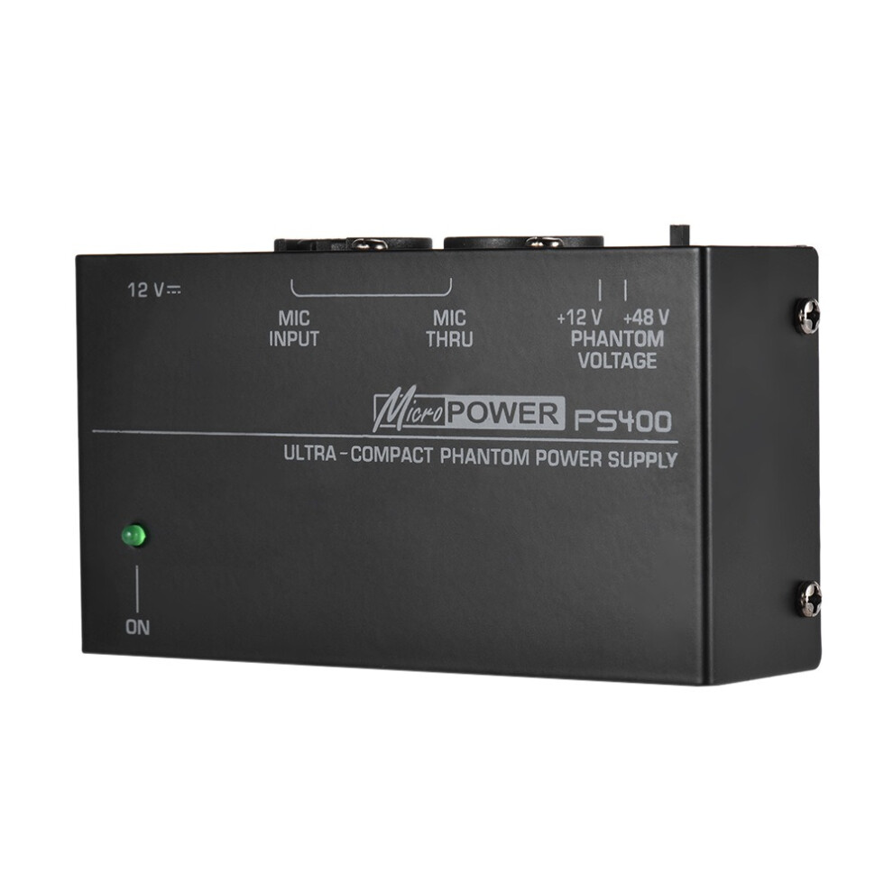 Ps400 Phantom Power Universal Microphone Phantom Power Supply 12V Condenser Input 320997583219