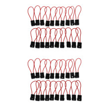 30A Wire In- Fuse Holder Block Black Red for Car Boat Truck 40Pcs