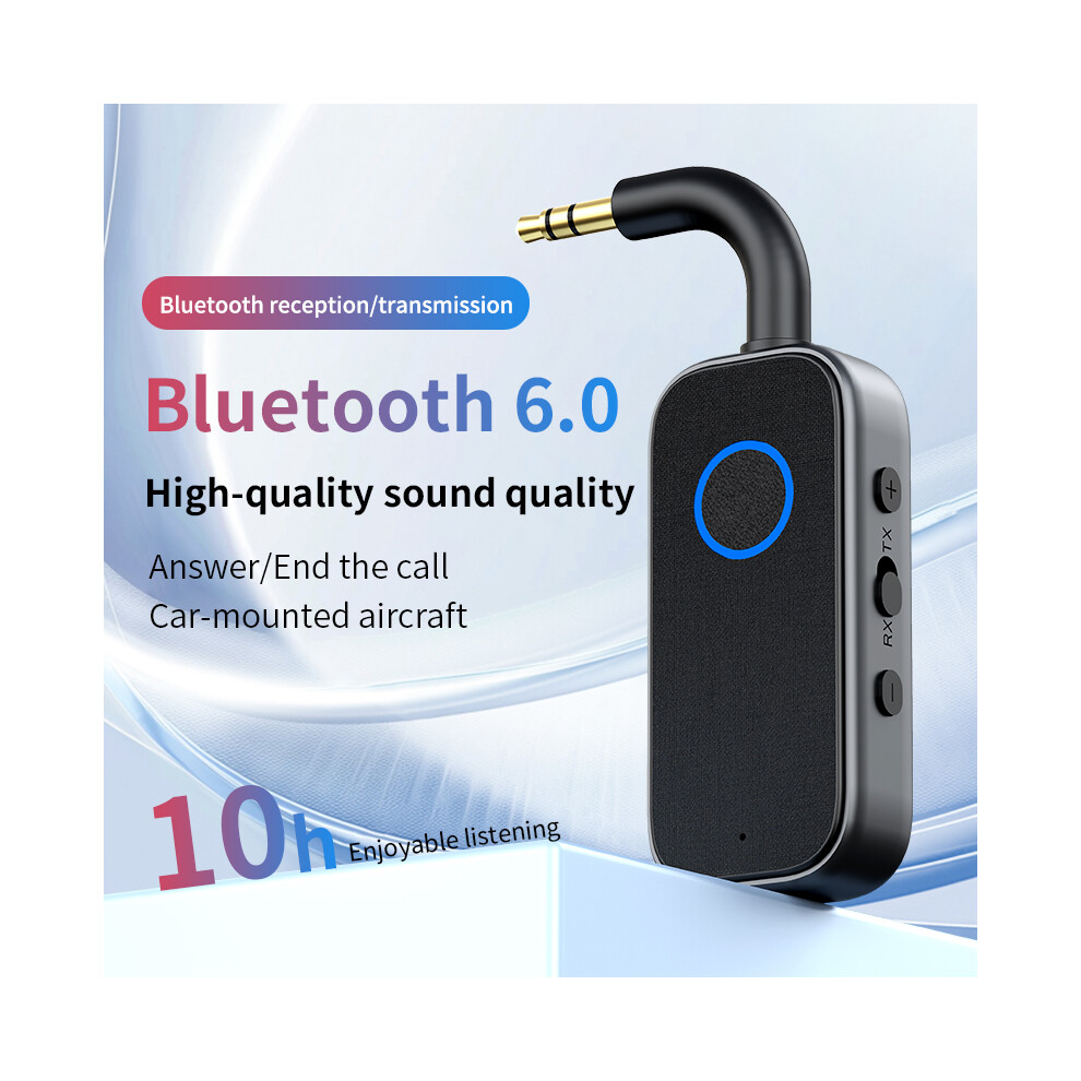 Aux Bluetooth 6.0 Compatible 2-In-1 Receiver And Transmitter 3.5Mm Audio Adapter 320997584698