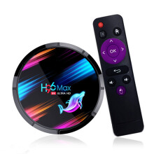 H96 MAX X3 S905X3 Android 9.0 Smart Set Top Box 4G 64G TV Box WiFi Media player