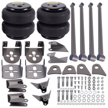 Weld On 4 Link Kit Brackets 2500lbs Bags Air Ride Suspension 2.75 Axle Mount