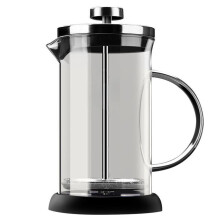 Premium Glass French Press Coffee Pots With Fine Meshes-600ml