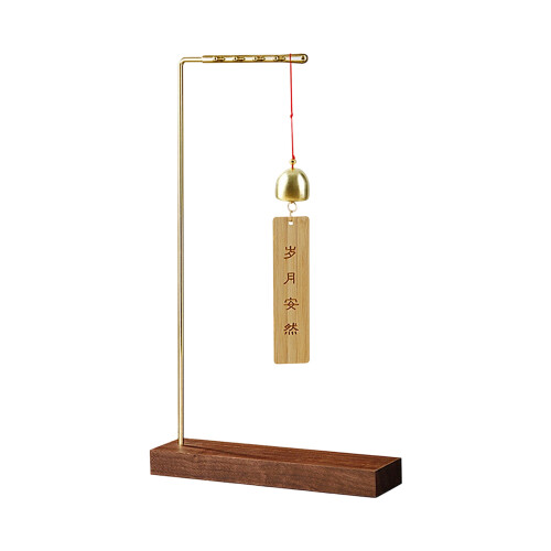 L Shaped Brush Storage Stand Drying Rack For-With wind chimes