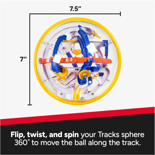 Spin Master Rubiks Cube, Rubiks Tracks 100 3D Gravity Maze and 3D Puzzle Game with 100 Obstacles 2