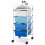 4-Drawer Rolling Storage Cart with Removable Bins 1