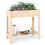 Hochbeet aus Holz mit Ablage, 81 x 37 x 77 cm 1
