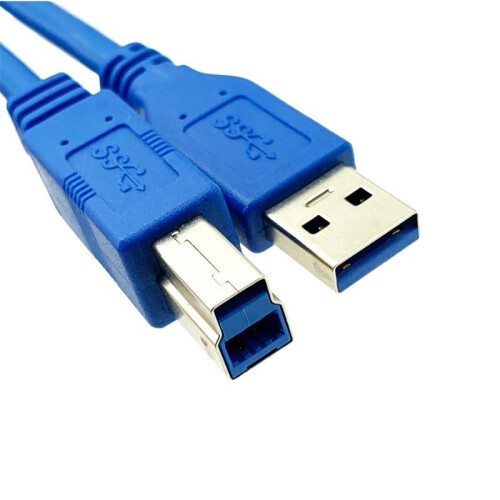 (1.5M) USB3.0 Printing Cable A Male/B Male Copier Mobile Hard Disk Connection Data Cable 2
