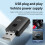 USB Bluetooth-compatible 5.3 Wireless Car FM Transmitter Sound Receiver Adapter 2