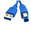 (1M) USB3.0 Printing Cable A Male/B Male Copier Mobile Hard Disk Connection Data Cable 4