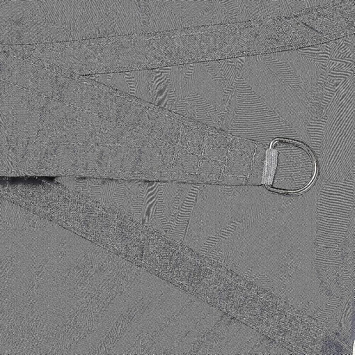 (Γκρι-5x5x7.1) 3x3x4.3m/4x4x5.7m/5x5x7.1m Αδιάβροχο τρίγωνο πανιού για σκίαση κήπου, βερά 2