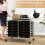 Mobile Storage Cart with 12 Stackable Drawers, Black 4