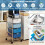 4-Drawer Rolling Storage Cart with Removable Bins 3