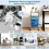 4-Drawer Rolling Storage Cart with Removable Bins 4