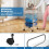 4-Drawer Rolling Storage Cart with Removable Bins 5