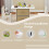 Children's Table Set with 2 Chairs, Storage Baskets, Wood 4