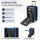 Expandable 20"" Lightweight PC Hardshell Luggage with USB Port 3