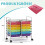 Mobile Storage Cart with 12 Stackable Drawers 2