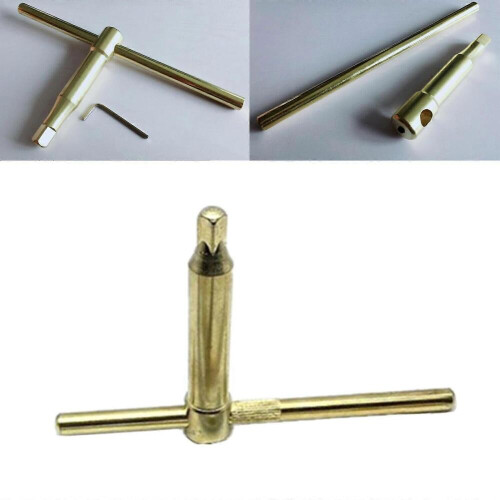(10 τετράγωνα) Εργαλεία τσοκ τόρνου 10mm 12mm 14mm Λαβή τσοκ Κλειδί σχήματος Τ 40CR 1
