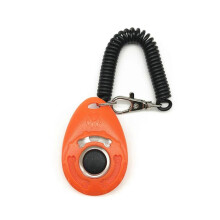 (Orange) Hundeklikkerlegetøj Kæledyrstræning Clickers Lydighed Hundetræning Træner Holdbar