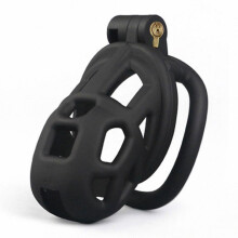 Dispositivo di castità maschile con 4 anelli regolabili per fitness e sicurezza (misure: 42 mm, 45 mm, 48 mm, 52 mm)