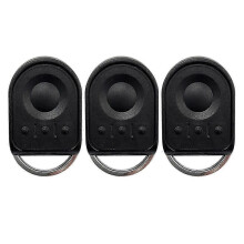 3-delige set afstandsbedieningen voor garagedeuren, geschikt voor Somfy Keygo, Somfy Keytis 2 NS RTS en Keytis 4 N (433 MHz).