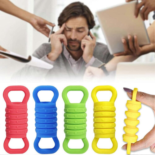 (Blå) Krumples Fidgets Pullys Sjove Interaktive Håndøvelsesbolde til Hjemrejser 1