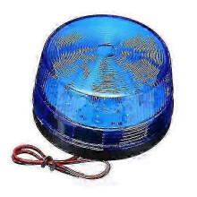 (Blå) 12V LED Strobe Roterende Nødvarselslys til Køretøjer, Lastbiler og Nødudstyr, Høj Synlighed og Holdbar