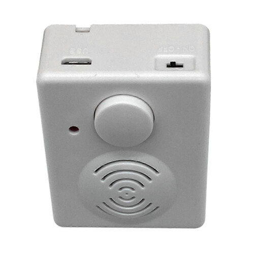USB-Aufnahmegerät für Kuscheltiere, programmierbare Ein-Knopf-Musikbox mit integriertem MP3-Player