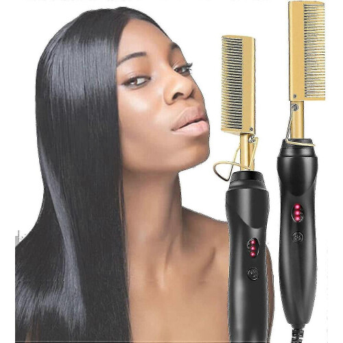 Ισιωτικά μαλλιών Hot Comb, Ηλεκτρικό ισιωτικό μαλλιών για πυκνά μαλλιά Afro,