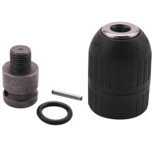 2-13 mm 1/2-20UNF mit 1/2"-Bohrfutteradapter, selbstsicherndes, schlüsselloses Bohrfutter für Schlagschrauber