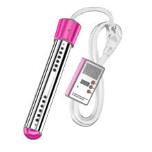 (rosa-EU3000W) Calentador de agua eléctrico sumergible de 1500-3000 W, 3000 W, calentamiento rápido para piscinas, resistencia calefactora,