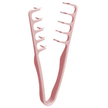 (roze) Volumegevende haarstylingkam met brede tanden voor mannen, een handig hulpmiddel voor een pluizige textuur en krullend haar, geschikt