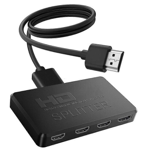 Διαχωριστής 1 σε 4 εξόδους 4K συμβατός με HDMI, διαχωριστής βίντεο 1x4, διαχωρισ