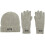 (Mink) Boardmans Thinsulate Chantelle Beanie  with Matching Gloves 1