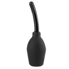 (Schwarz-310ml) 90 ml schwarzer Gummi-Duschballon für komfortable Einlaufreinigung für Männer und Frauen_js18