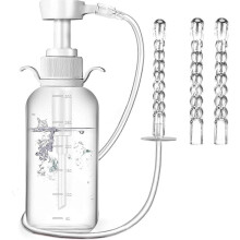 Kit per clistere modello 2025 di ultima generazione per la pulizia del colon - Doccia anale antireflusso