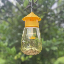 (1 trap) Fruit Fly Trap – A non-toxic, bait-free, reusable fruit fly trap