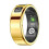 (Klar guld størrelse 9) SR08 digital display smart ring søvntracker blodilt pulsmåler ring (magnetisk kabel 2