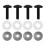 σετ βίδες ζελατίνας χόκεϊ: Ζελατίνα κράνους χόκεϊ βίδες και ροδέλες M4 κυλινδρ 1