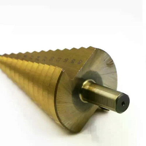 Τρυπάνι βηματικής κοπής 4-42 mm HSS με επικάλυψη τιτανίου, ηλεκτρικά εργαλεία