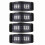 4PCS LED μπροστινά φώτα σήμανσης σχάρας, δείκτες διπλού καυστήρα σε λευκό χρώ 1