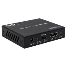 Incorporatore audio compatibile con HDMI 4K 60Hz HD2.0 Inseritore audio HD+Aux+Digitale Toslink a HDMI-Compatibile 18Gbps