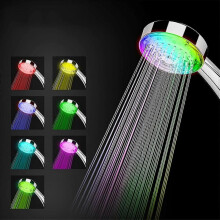 Soffione doccia, doccetta universale per bagno, colori LED con cambio automatico del colore, alta pressione