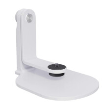 Soporte para proyector (blanco) para escritorio, giratorio 360, soporte multiángulo para proyector, ideal para estudios.
