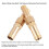 Messingfitting Slangestangsreduktion Reduktionspropforbindelse (8mm-12mm 2 stk.) 2