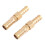 Messingfitting Slangestangsreduktion Reduktionspropforbindelse (8mm-12mm 2 stk.) 3