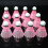 Set van 6 duurzame badmintonballen voor buitentraining - Roze 4